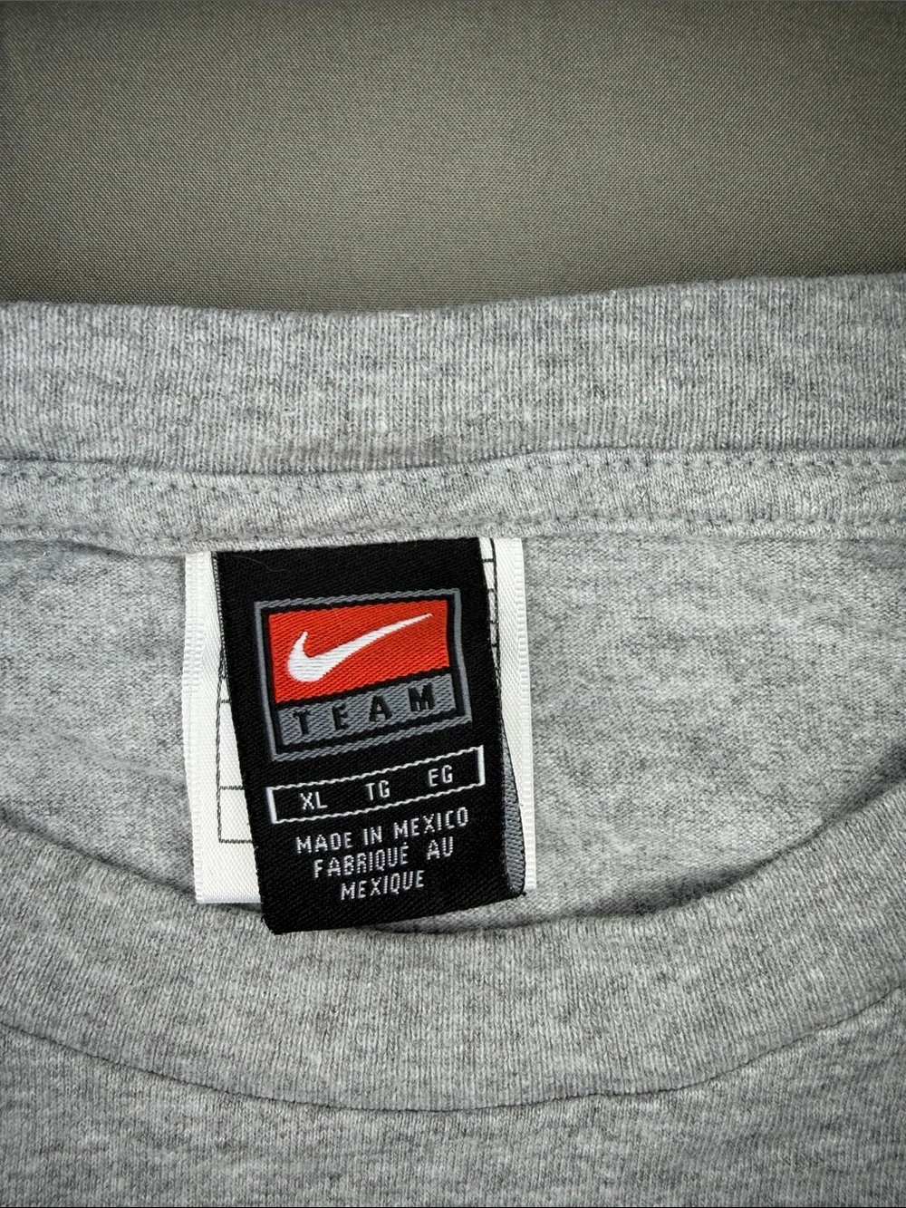 Nike Men’s Heather Gray Graphic Short Sleeve Tee - Black Print